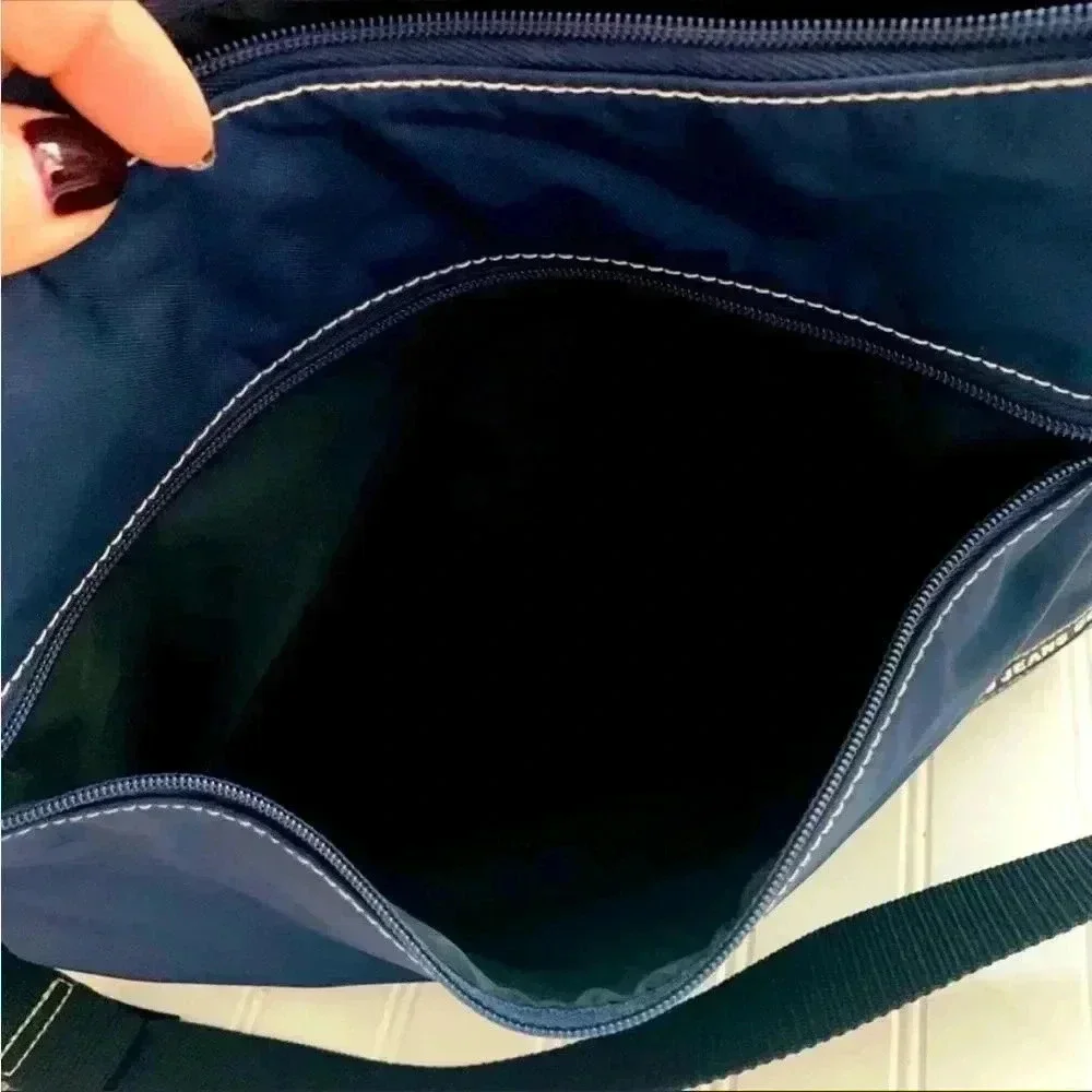 Vintage 90's Ralph Lauren Polo Sport Navy Messenger Bag